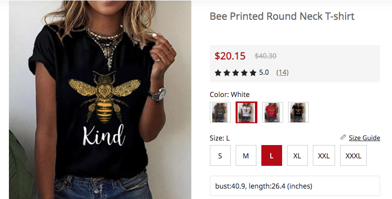 holapick scam bee shirt
