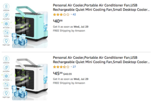 amazon scam portable air conditioners