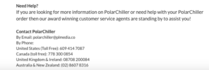 polar chiller scams