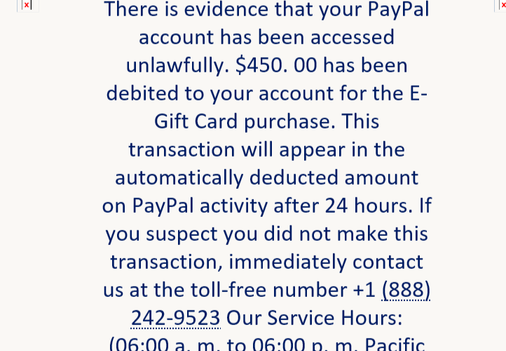 PayPal money request