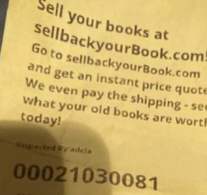 ebay used book scam